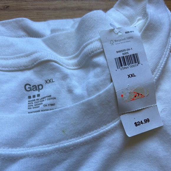 Bundle of NWT White GAP Long Sleeve Shirts - Picture 7 of 11